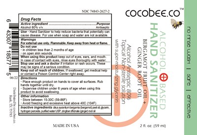 60ml Label Cocobee.co (Cocobee Hand Sanitizer   2 Oz)